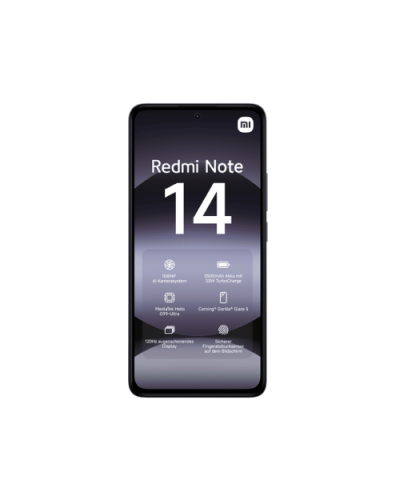 Xiaomi Redmi Note 14 4G 6/128 GB Midnight Black