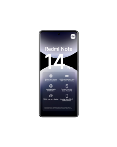 Xiaomi Redmi Note 14 Pro 4G 8/256GB Midnight Black
