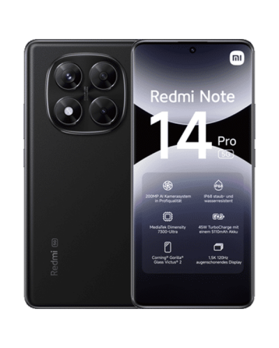 Xiaomi Redmi Note 14 Pro 5G 8/256GB Midnight Black