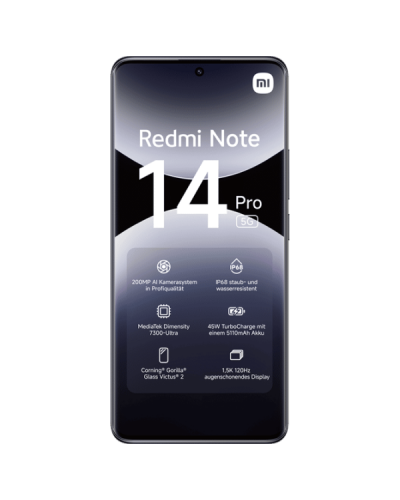 Xiaomi Redmi Note 14 Pro 5G 8/256GB Midnight Black