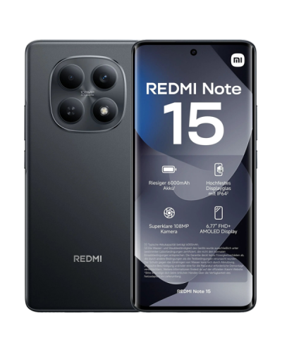 Xiaomi Redmi Note 15 4G 8/256GB Black