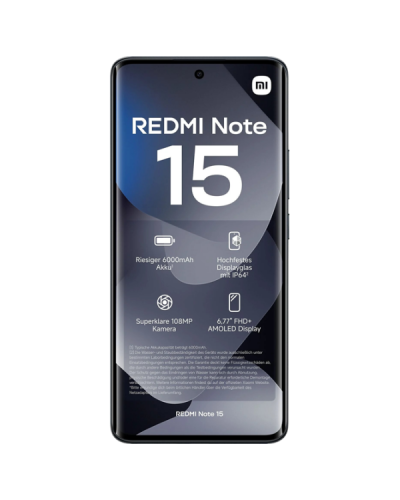 Xiaomi Redmi Note 15 4G 8/256GB Black