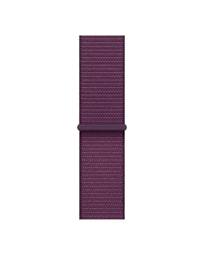 Apple Watch Series 10 GPS 46mm Rose Gold Aluminum case with Plum Sport Loop MWWV3