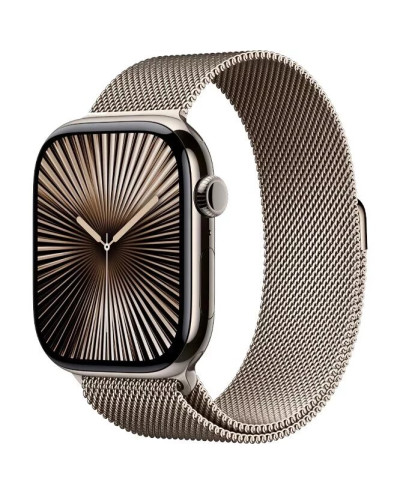 Apple Watch Series 10 GPS+LTE 42mm Natural Titanium case