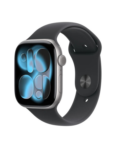 Apple Watch Series 11 46mm GPS+LTE Space Grey Aluminium Case with Black Sport Band - S/M (MFC94)
