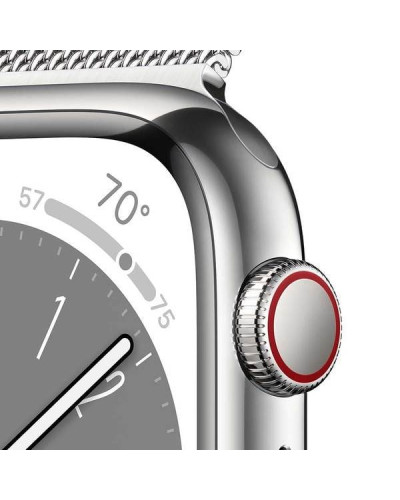 Apple Watch Series 8 45mm MNKG3 GPS + LTE Silver S. Steel Case