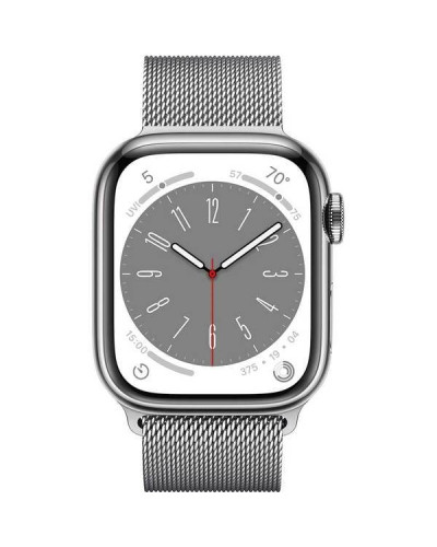 Apple Watch Series 8 45mm MNKG3 GPS + LTE Silver S. Steel Case