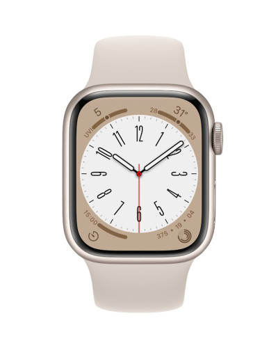 Apple Watch Series 8 GPS 45mm MNP23 Starlight