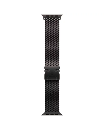 Apple Watch Ultra 2 2024 GPS + Cellular 49mm Black Titan Case with Black Titanium Milanese Loop - M (MX5U3)