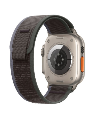 Apple Watch Ultra 2 GPS + Cellular, 49mm Titanium Case with Blue/Black Trail Loop - M/L (MRF63)