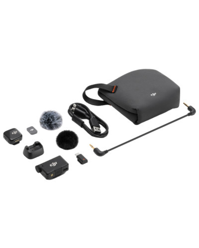 Microfon DJI Mic Mini (1 TX + 1 RX) Black