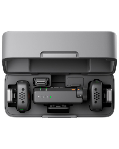 Microfon DJI Mic Mini (2 TX + 1 RX + Charging Case) Black